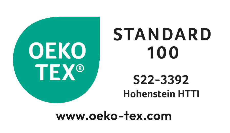 OEKO-TEX STANDARD 100 S22-3392 HOHENSTEIN HTTI Label